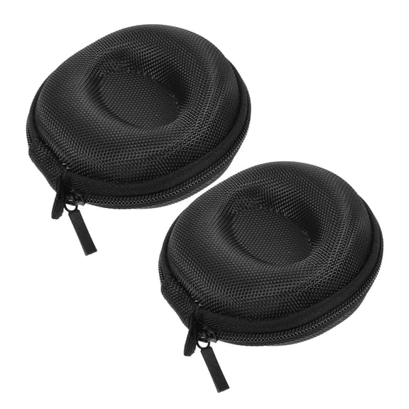 CHICHUMID Pressure-resistant 2pcs Black Watch Storage Case with Composite Material and Scratch