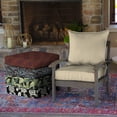 thumbnail image 6 of ARDEN Outdoor Deep Seat Cushion Set, 22 x 24, Water Repellent, Fade Resistant 22 x 24, Tan Leala, 6 of 12