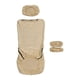 thumbnail image 1 of Funda de cojín universal suave para asiento de silla con reposacabezas y fundas para reposabrazos Amarillo, 1 of 9