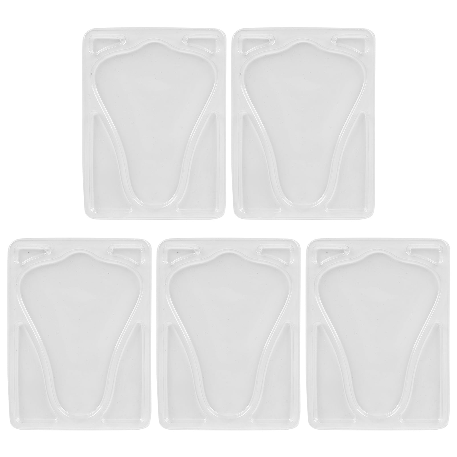 ESTINK Facial Maker Accessory,Nose Mold,5pcs Transparent DIY Nose Mold Reusable Nose Patch Tray For Facial Machine