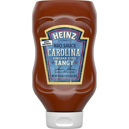 (3 Pack) Heinz Carolina Vinegar Style Tangy BBQ Sauce, 18.6 oz (Best Barbecue Sauce Recipe Ever)