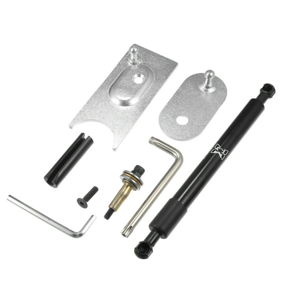 Unique Bargains 1 Set Rear Tailgate Assist Shock Lift Support Struts Gas Struts for Dodge for Ram 1500 2009-2018 Black