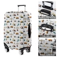 thumbnail image 5 of Cartoon Construction Vehicles Cranes Luggage Cover Fashion Suitcase Cover Baggage Covers Fit 25-28 Inch Luggage (Go Travel), 5 of 5