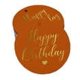 thumbnail image 1 of Inkdotpot Happy Birthday Bottle Tag Real Gold Foil Favor Hang Tags Pack Of 100, 1 of 6