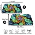 thumbnail image 2 of Goofa Hippie Style Printed Car Windshield Sunshade,Foldable Reflective Sun Visor,UV Protection Heat Blocker Sunshade,Car Cooling Accessory-Small, 2 of 7