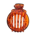 thumbnail image 4 of Unique Bargains 1 Pc Fashion Round Hollow Hair Clips Hairdo Clip Dark Brown, 4 of 5