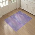 thumbnail image 3 of ODIKA 3'x5' Washable Throw Rug Stain Resistant, Low Profile, Non-Slip Dreamy Cloud Motif Circle Design Featuring Celestial Sparkles for Entryway, Kitchen, Mudroom, 3 of 7