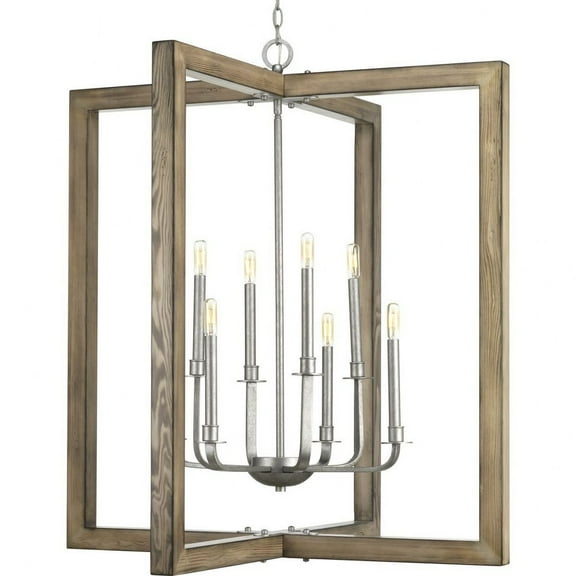 P4763-141-Progress Lighting-Turnbury - 39 Inch Height - Chandeliers Light - 8 Light - Line Voltage -Traditional Installation