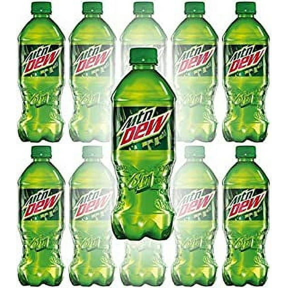 Mountain Dew Soda, 20 oz Bottles -Pack of 12