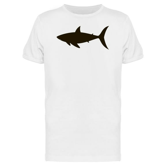 Cool Shark Silhouette T-Shirt Men -Image by Shutterstock, Male x-Large