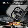 thumbnail image 4 of Designed for iPhone 13 Pro, Carbon Fiber Design Clear Crystal Anti-Scratch Case with 360 Degree Rotation Ring Kickstand for iPhone 13 Pro 6.1 inch, Black, 4 of 7