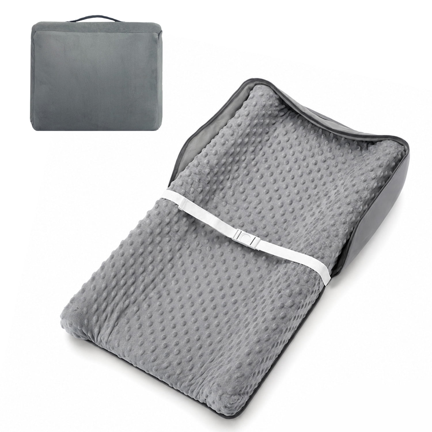 Keekaroo Peanut Changer, Gray, Made in USA, Fully Waterproof, Easy