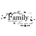 thumbnail image 1 of Home Decoration,Family English Letter Wall Wall Sticker Wall Decal Time-Tested Durability, 1 of 11