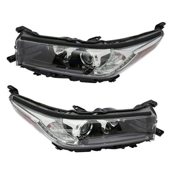 For Toyota Highlander 2017 2018 2019 w/ LED DRL Projector Headlights Headlamps Left Right