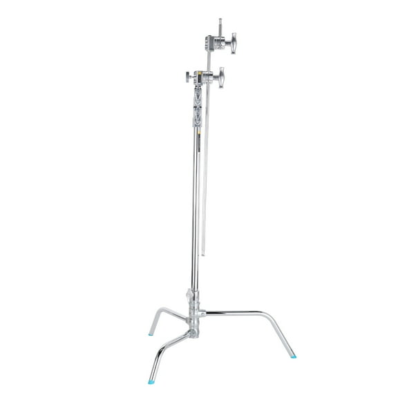 Flashpoint 40" Quick Release Turtle Base C-Stand Kit with 2.5" Grip Head & 40" Grip Arm (Chrome)