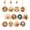 D, variant on 12Pcs Christmas Cat DIY Diamond Art Ornament Kit, Acrylic Cat Portrait Hanging Decor with Gold Strings, Holiday Rhinestone Painting Craft Kit for Christmas Tree & Pet Lovers Gift