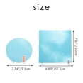 thumbnail image 4 of 4Pcs Car Rearview Mirror Film Film Film (2 Round and 2 Rectangles), 4 of 8