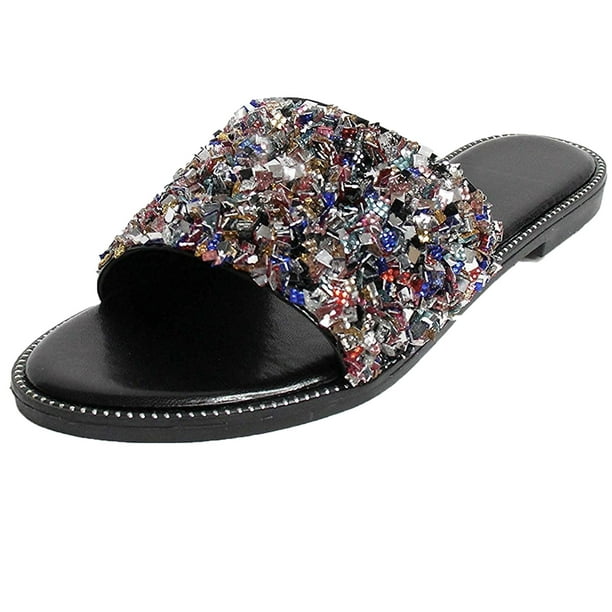 womens sparkle flats
