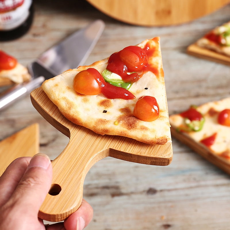 Pizza Tray Multi-purpose Baking Tray Bread Sushi Cake Plate Cutting Board Fruit Divider Plate Hot Pot Platter Coaster