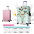 thumbnail image 6 of Kll World Travel Map Luggage Cover Suitcase Cover Suitcase Protector (Luggage not included)-X-Large, 6 of 8