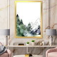 thumbnail image 3 of Designart 'Trees With Winter Dark Blue Mountain Landscape III' Modern Framed Art Print, 3 of 4