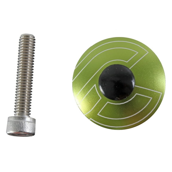 Cinelli Top Cap Kit, Cinelli, 1-1/8" Alloy Steerers, Green