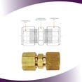 thumbnail image 4 of Conector de tubo para línea de agua para hacer hielo, 1/4 pulgadas de diámetro exterior x 1/4 pulgadas de diámetro exterior (5), 4 of 4