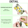 thumbnail image 3 of 2pcs Lemons and Flowers Kitchen Drying Mat Super Absorbent Microfiber Dish Pad Heat Resistant for Fresh Lemon Decor, 3 of 3