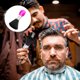 thumbnail image 3 of Cuello de salón cepillo brocha de cristal mango de pelo cepillo de depilación cepillo de pelo roto, 3 of 7