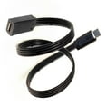 thumbnail image 3 of 90 Degree Angled Microed USB Extension Cable Flat Silicone Charging Data Cord For Smartphones Tablets Cameras, 3 of 8