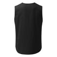 thumbnail image 4 of Linfrsh Men's Stretch Cotton,Moisture-Wicking Tank Tops Casual Fashion Comfort Soft Black,3XL, 4 of 4