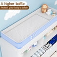 thumbnail image 3 of ANPOO Fluted Changing Table Dresser, 2-in-1 Convertible Baby Changing Station with Capacity Changing Tray, Removable Topper, Nursery Dresser with 4 Drawers & Open Storage, Anti-Tipping Device, 3 of 7