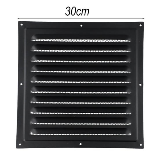 Air Vent Grille Ventilation Cover Metal Square Vent Plate Louver Air OutletCover