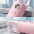 thumbnail image 6 of Lsupdaol Mini Portable USB Rechargeable Battery Nano Facial Mister, Pink and White, 2 Count, 6 of 7