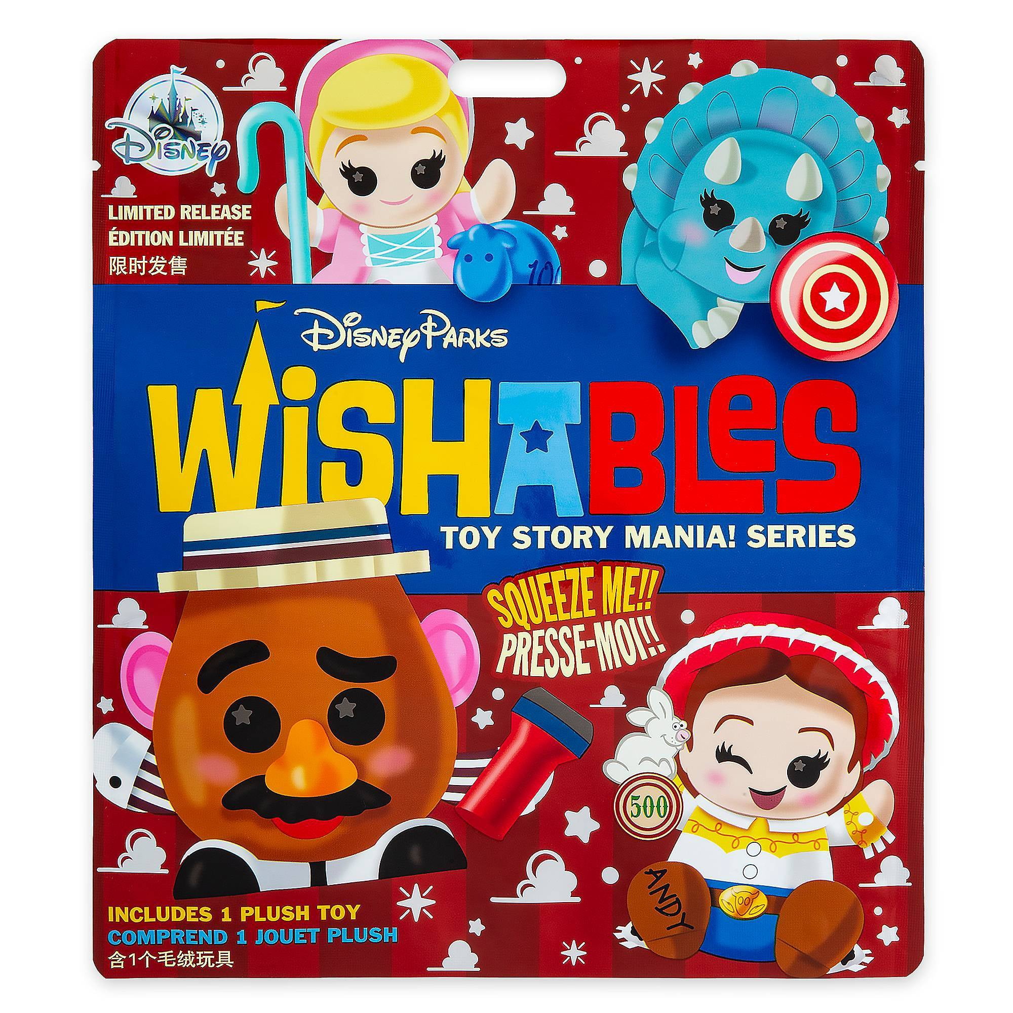 Disney Parks Toy Story Mania Mystery Wishables Limited Micro Plush New