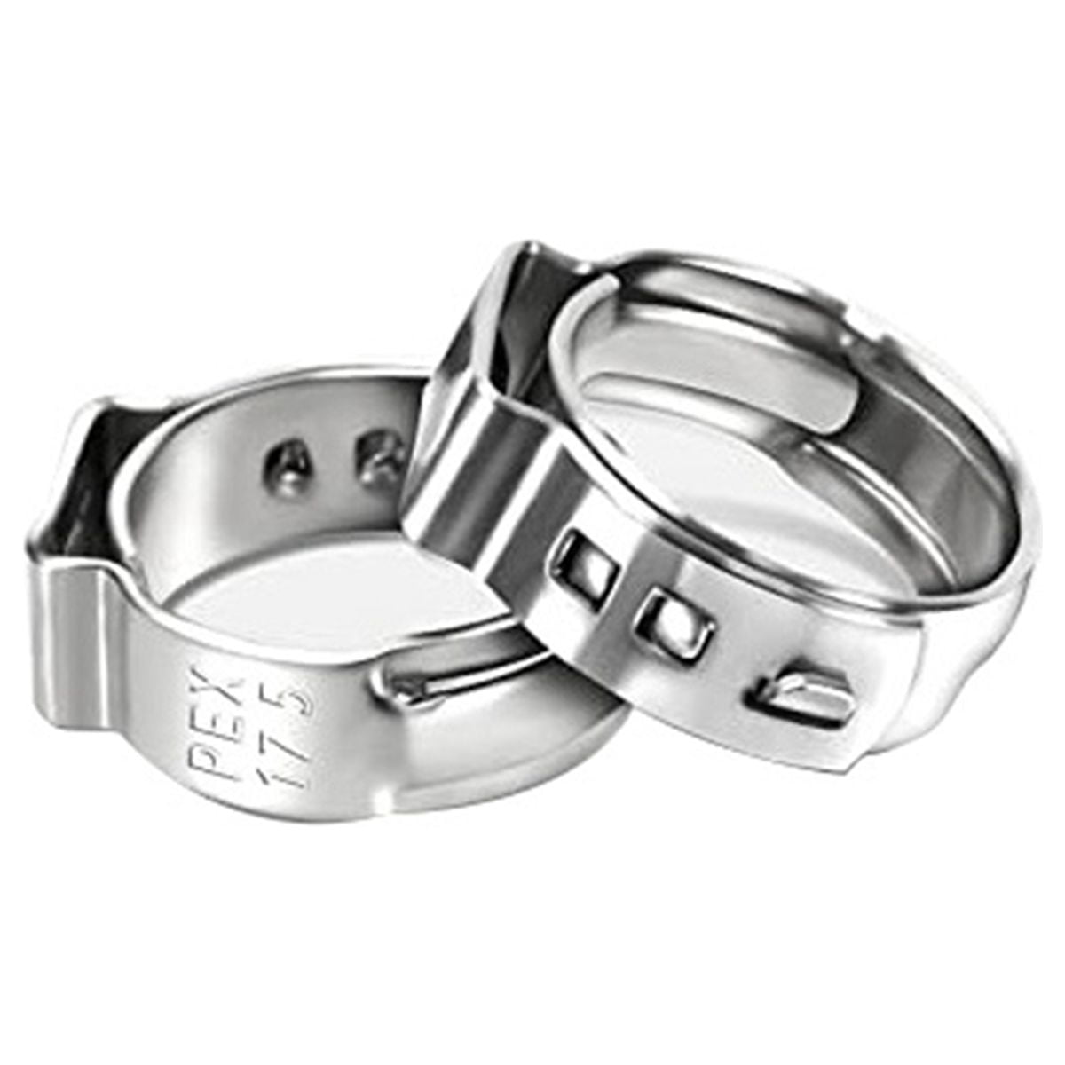 30X 20.8mm 5/8" PEX Crimp Ring Cinch Ear Pinch Clamp Tubing 304 Stainless Steel - View #6