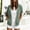 001 Green, variant on WRFWUL Womens Short Sleeve Zip Up Hoodie Sweatshirt Casual Loose Fit Open Front Cardigan Jacket with Pockets