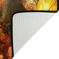 thumbnail image 5 of SKYSONIC 72x48in Pumpkin Magic Forest Area Rug, Autumn Theme Non-Slip Floor Carpet for Indoor Living Dining Room and Bedroom Area, 5 of 5