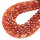 thumbnail image 1 of Xiao Hua piezas de cuentas dispersas de piedra natural roja rayada de 4 mm, cuentas redondas de piedra natural tejidas a mano, pulsera, collar, accesorios de joyería con cuentas, 1 of 5