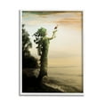 thumbnail image 4 of Stupell Industries Woman Growing Vines Beach Shoreline Water Bird Framed Wall Art, 24 x 30, Design by Jeff Madison, 4 of 5