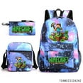 thumbnail image 4 of Minecraft Backpack Lunch Bag Pen Case Large Capacity Cartoon Lightweight Backpack, 4 of 8