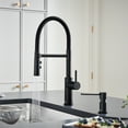 thumbnail image 4 of Catris Flexo Semi-Pro Pull-Down Dual-Spray Kitchen Faucet - Matte Black, 4 of 5