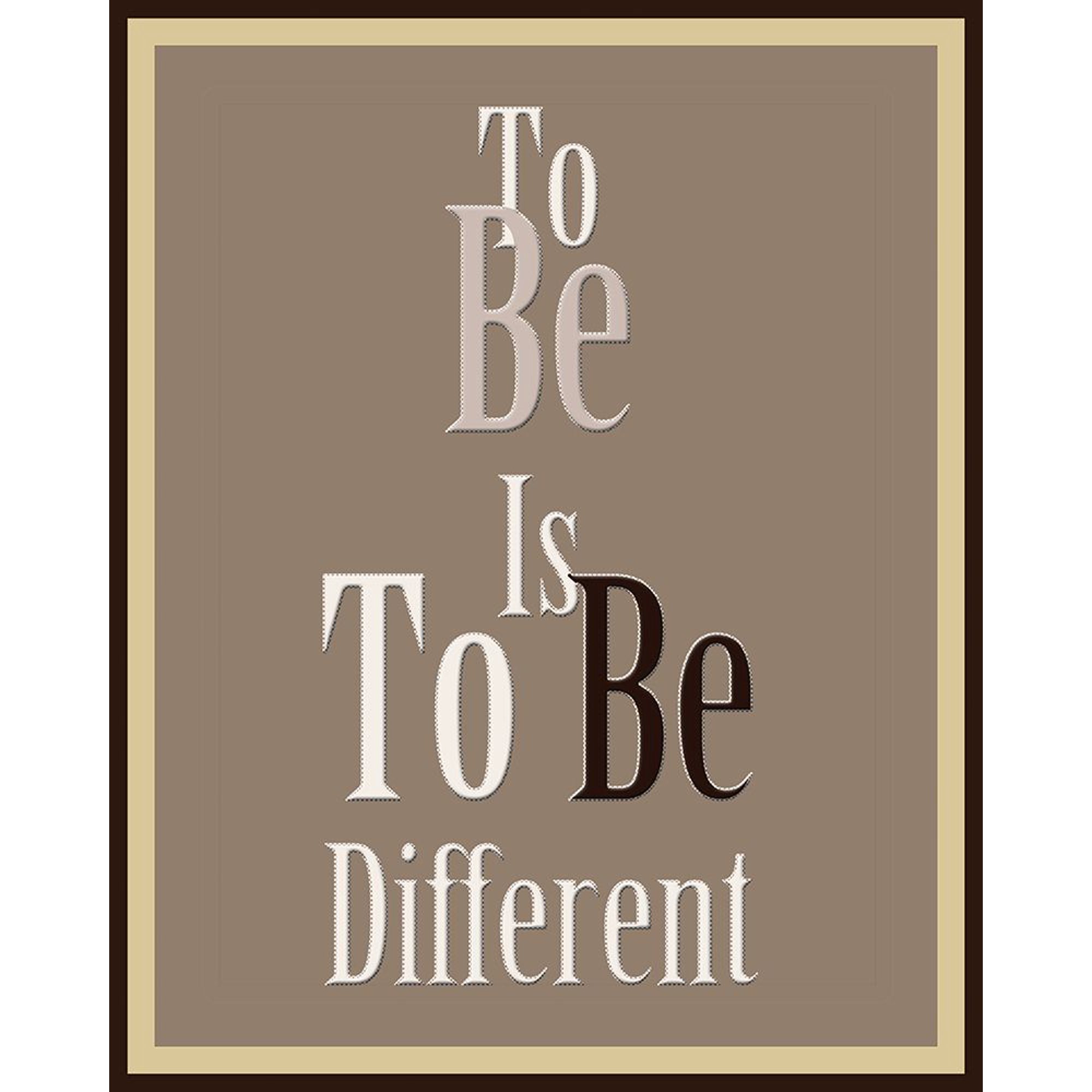 To Be Word Art Poster Print - Richard Homawoo (24 x 36)