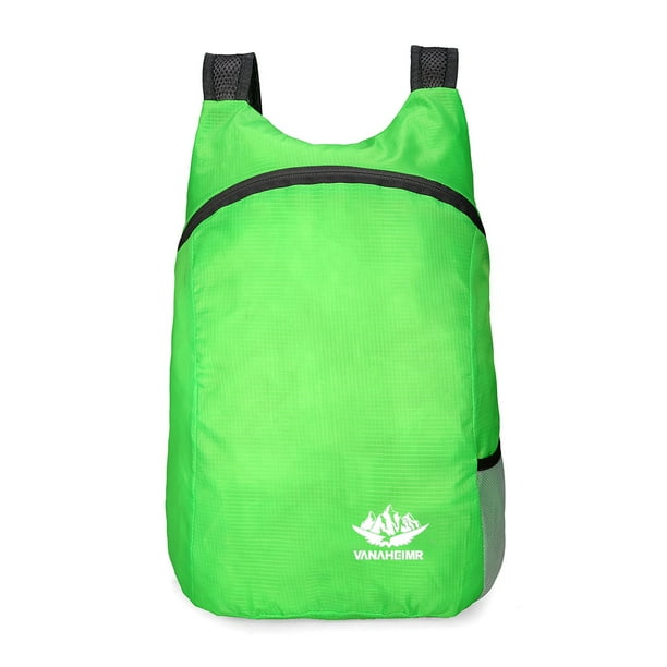 Bolsa plegable Bolsa de almacenamiento portátil ultraligera Bolsa de viaje Mochila impermeable Mochila deportiva para exteriores Bolsa de piel