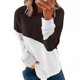 thumbnail image 1 of ICHUANYI Clearance Women's Round Neck Fashion Casual Long Sleeve Christmas Print Sweatshirt Tops Blouse(Coffee, L) ICHUANYI WER2023081509083, 1 of 6