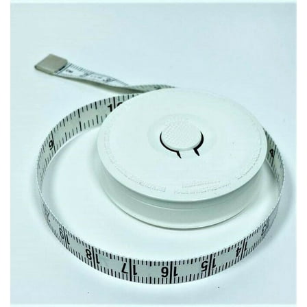 Measuring Retractable Tape Measure 60" / 150cm - WHITE