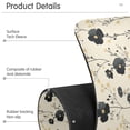 thumbnail image 4 of Yayeee Faucet Mat for Kitchen Sink 14.7" Diatomite Long Splash Guard Pad, Small Black Flowers, 2 Pack, 4 of 7