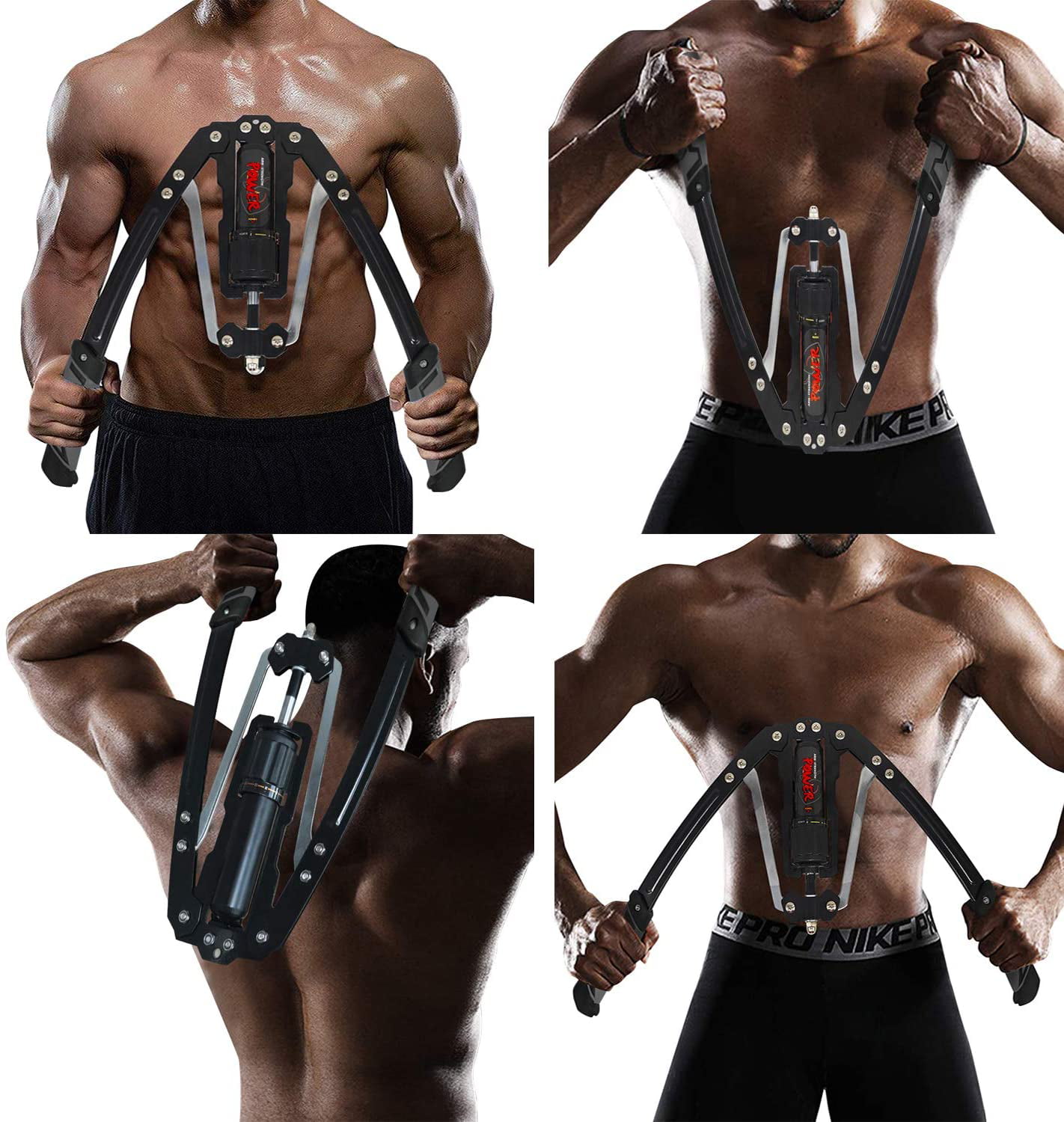 Adjustable Hydraulic Chest Arm Strength Expander Exercise Muscle Training Device 