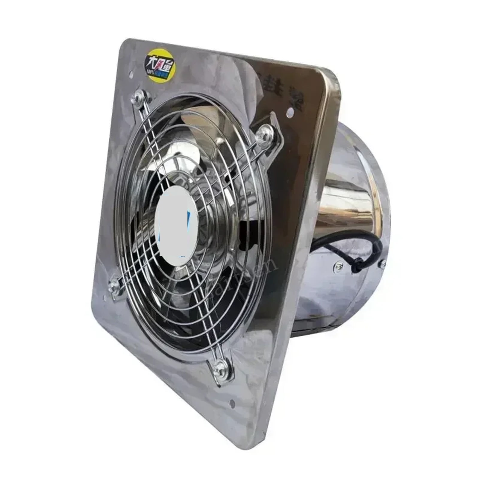 6''7''8'' Booster Fan Extractor Exhaust fan Ventilation Pipe Fan Kitchen Wall Window Stainless Steel Fan Industrial Duct Fan ,Easy Installation