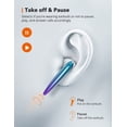 thumbnail image 6 of Wireless Earbuds TaoTronics SoundLiberty 80, Bluetooth 5.0 Earbuds with AI Noise Canceling Mic, Touch Control, in-Ear Detection, 6 of 7